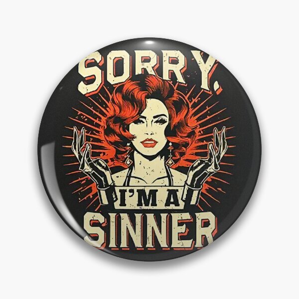 Item preview, SORRY, I'M A SINNER designed and sold by wriga.