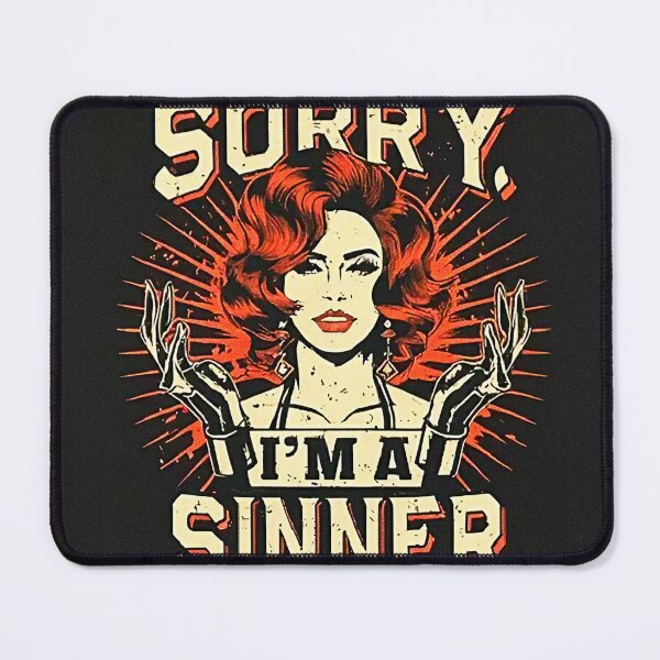 Item preview, SORRY, I'M A SINNER designed and sold by wriga.