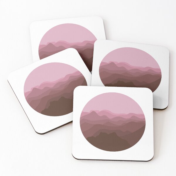 Item preview, Mountain Scape (Red) designed and sold by Here-We-Go.