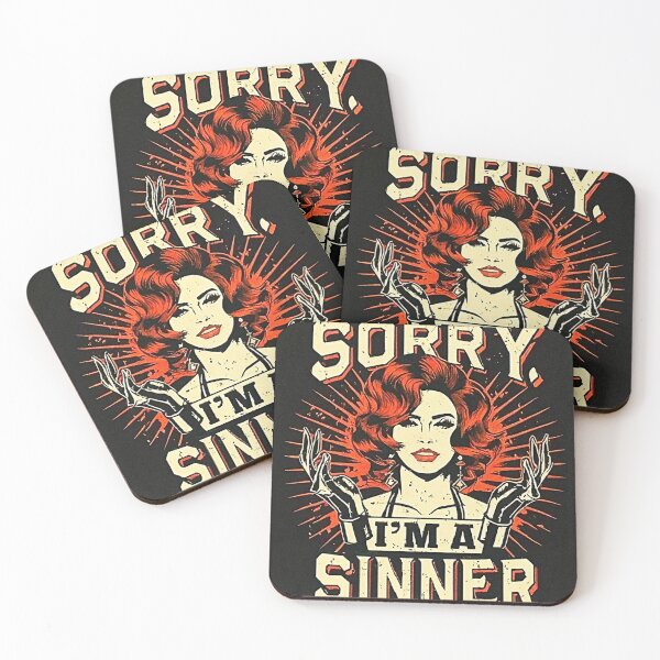 Item preview, SORRY, I'M A SINNER designed and sold by wriga.