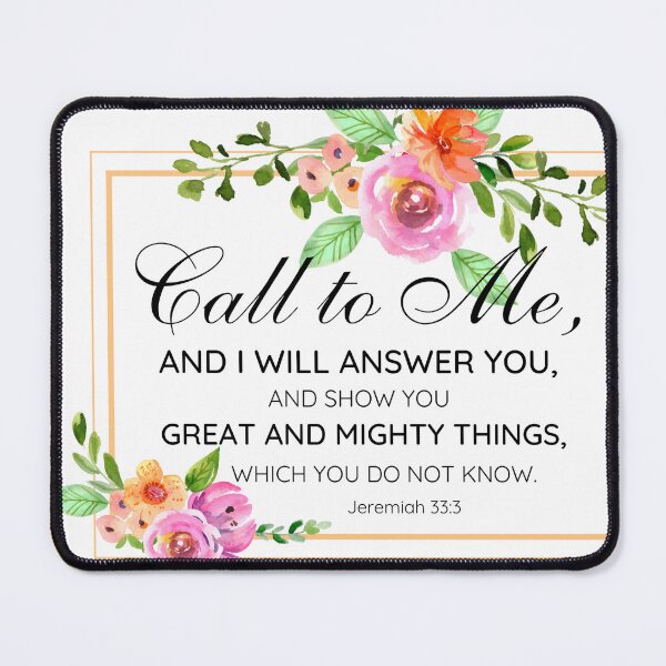 Item preview, Call unto me - Jeremiah 33:3 designed and sold by fribabywonder.