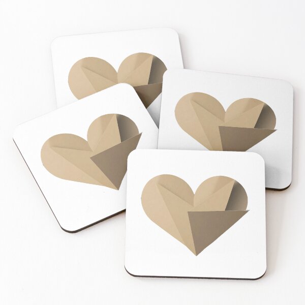 Item preview, Aesthetic Beige Heart  designed and sold by ZeahDesigns.