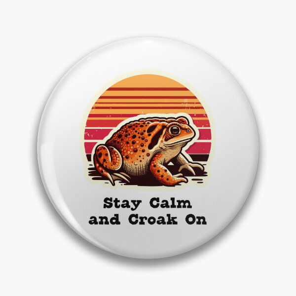 Item preview, Spadefoot Toad Stay Calm and  designed and sold by DinoKate.