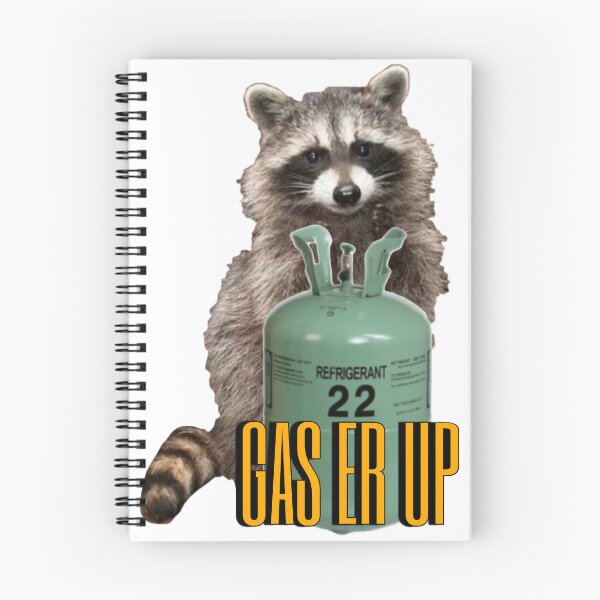 Item preview, Hvac Racoon Gas Er Up designed and sold by PunParty.