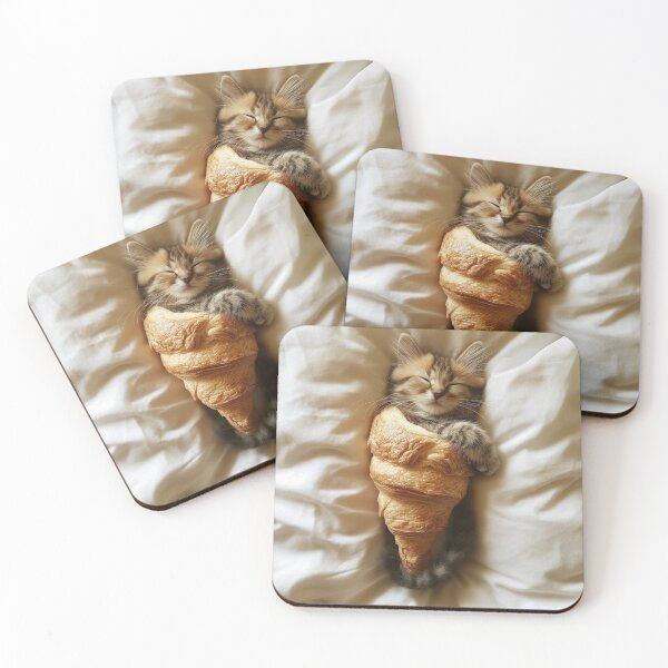 Item preview, Kitten Croissant designed and sold by Catloaf Art.