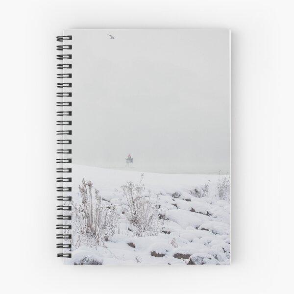 Item preview, Lighthouse in the Snow, Agate Bay, Two Harbors, Minnesota 3 designed and sold by Arielle S.