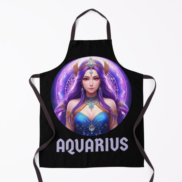 Item preview, Aquarius Zodiac Anime Girl designed and sold by Hellofriendco.
