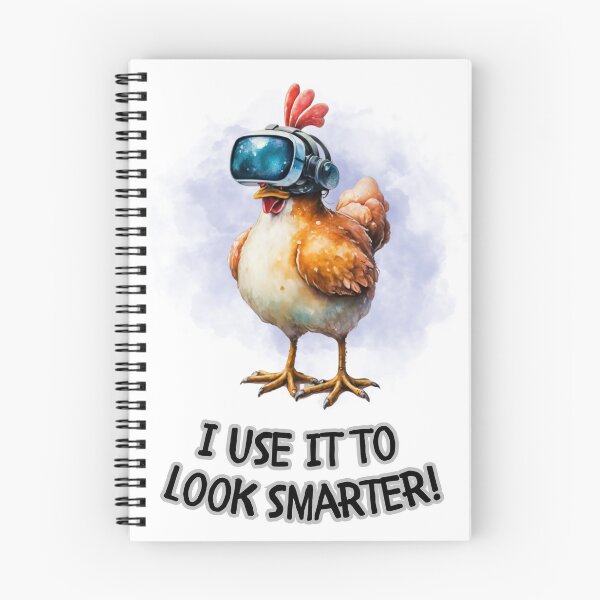 Item preview, Apple vision Smart Chicken Wearing Metaverse Glasses designed and sold by Psycho-Crazy.