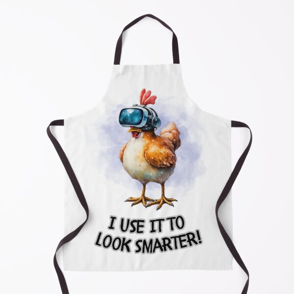 Item preview, Apple vision Smart Chicken Wearing Metaverse Glasses designed and sold by Psycho-Crazy.