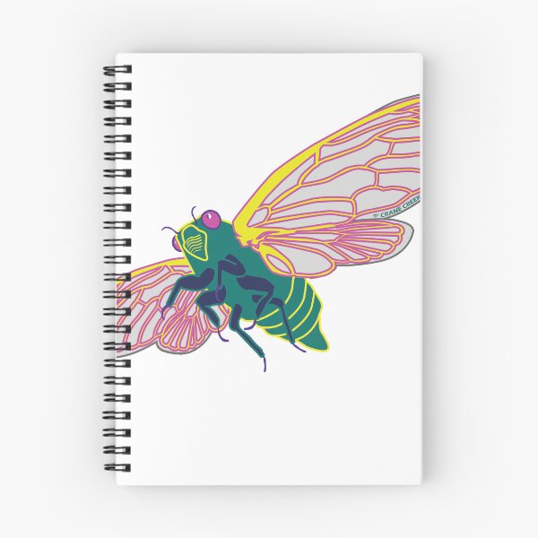 Item preview, Cicada Flying, Pink and Yellow Wings designed and sold by CraneCreek.