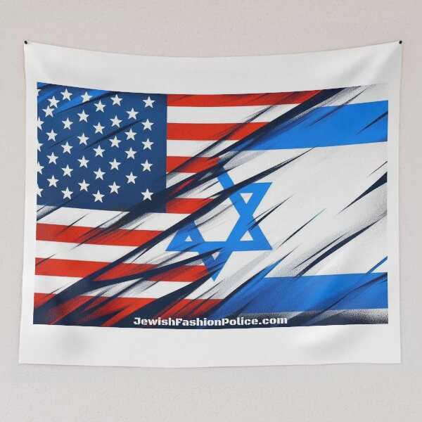 Item preview, Israel & America designed and sold by Jewish Fashion  Police.