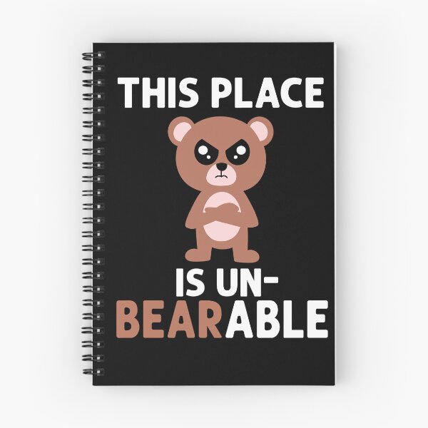 Item preview, This Place Is Unbearable Bear Pun Coffee Mug designed and sold by eternallygifted.