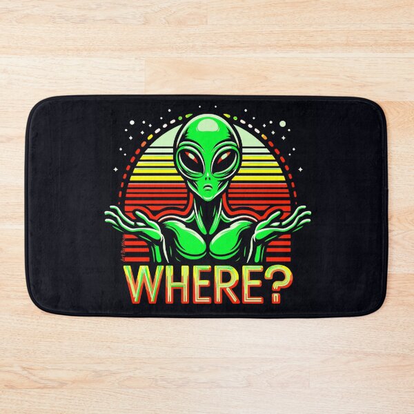 Item preview, Art By Minga Where? Green Alien Design designed and sold by Artbyminga.