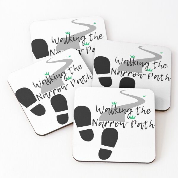Item preview, Walking the Narrow Path, Footprints and Narrow Path Art designed and sold by Faithloveshop.