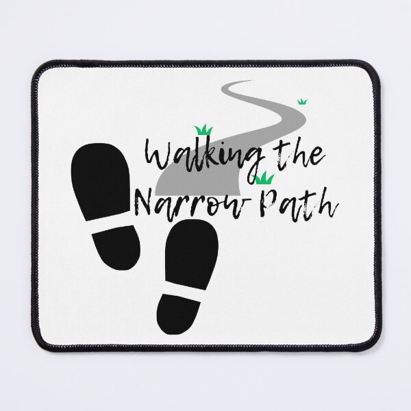 Item preview, Walking the Narrow Path, Footprints and Narrow Path Art designed and sold by Faithloveshop.
