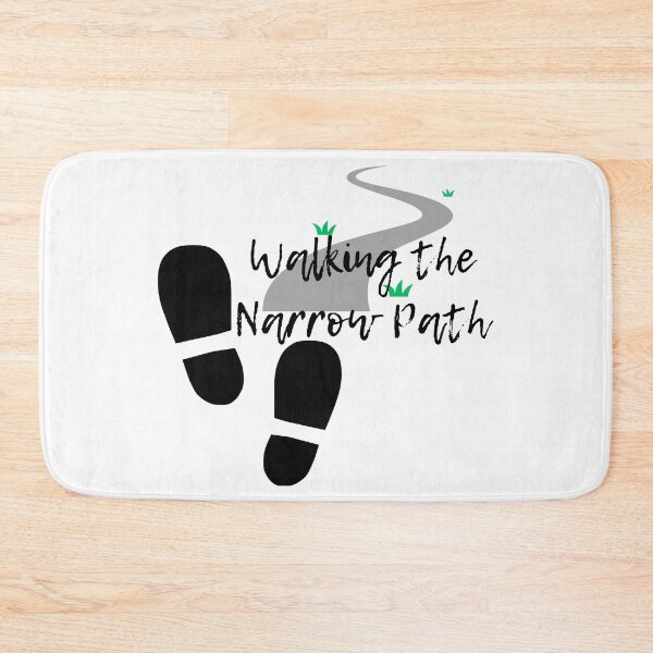 Item preview, Walking the Narrow Path, Footprints and Narrow Path Art designed and sold by Faithloveshop.