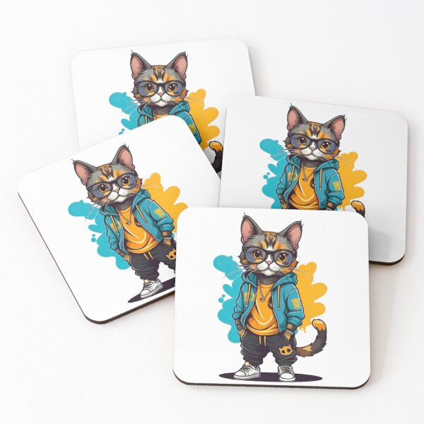 Item preview, Cat tortie hiphop designed and sold by KorArtStudio.