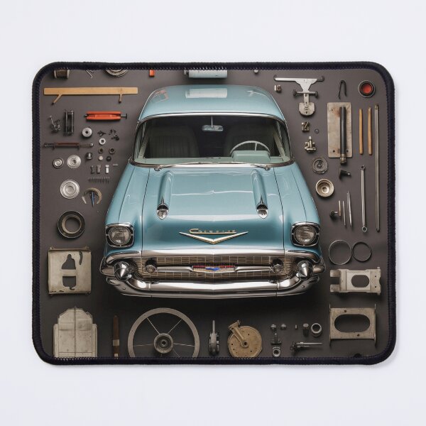 Item preview, 1957 Bel Air Classic Car Knolling Craft designed and sold by StefNomadLife.