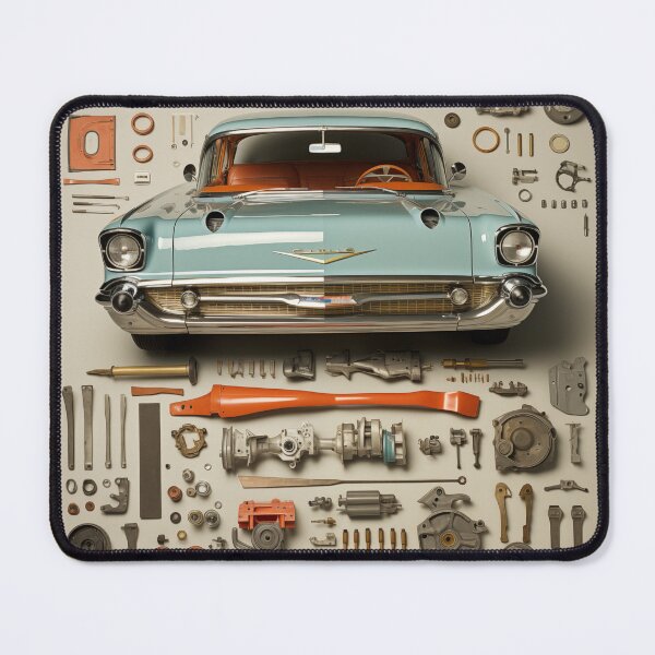 Item preview, 1957 Bel Air Classic Car Knolling Craft designed and sold by StefNomadLife.