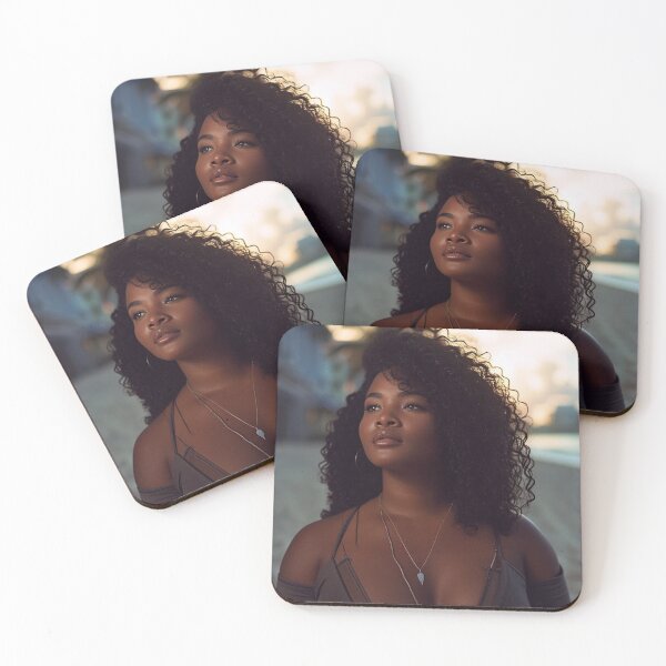 Item preview, Copy of Grown and Sexy Ebony, Black Woman on a Caribbean Vacation, Ai Model designed and sold by CurviRadiance.