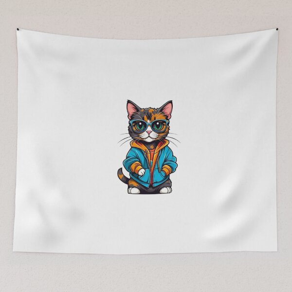Item preview, Cute cat tortie hiphop designed and sold by KorArtStudio.