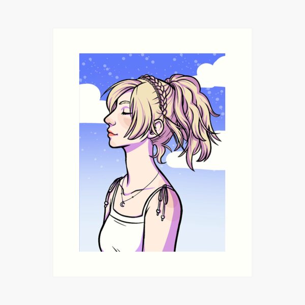 Vista previa del artículo con la obra «Sunny Luna Freya», diseñado y vendido por koifrog.