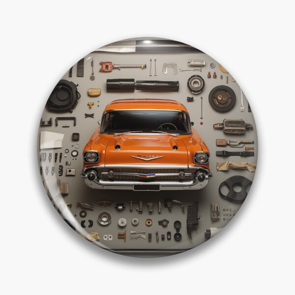 Item preview, 1957 Bel Air Classic Car Knolling Craft designed and sold by StefNomadLife.