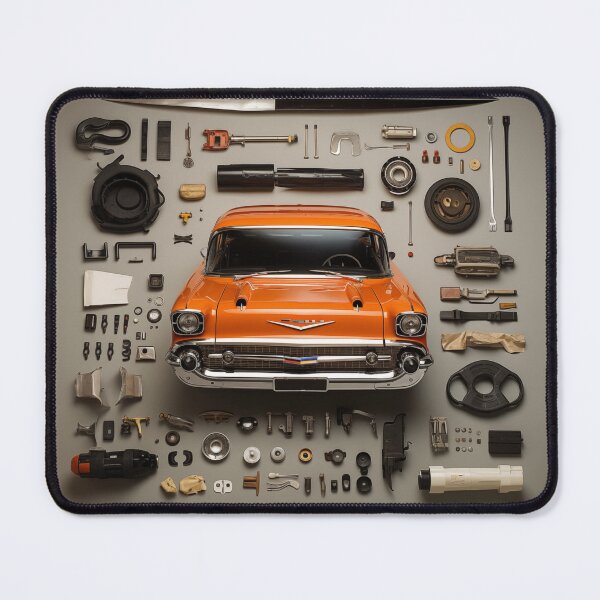 Item preview, 1957 Bel Air Classic Car Knolling Craft designed and sold by StefNomadLife.