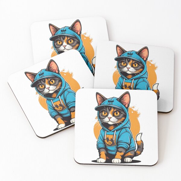 Item preview, Cool gato tortuga hiphop designed and sold by KorArtStudio.