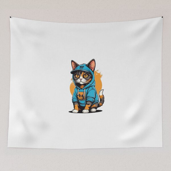 Item preview, Cool cat tortie hiphop designed and sold by KorArtStudio.