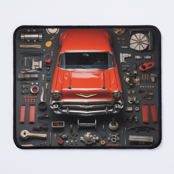 Item preview, 1957 Bel Air Classic Car Knolling Craft designed and sold by StefNomadLife.
