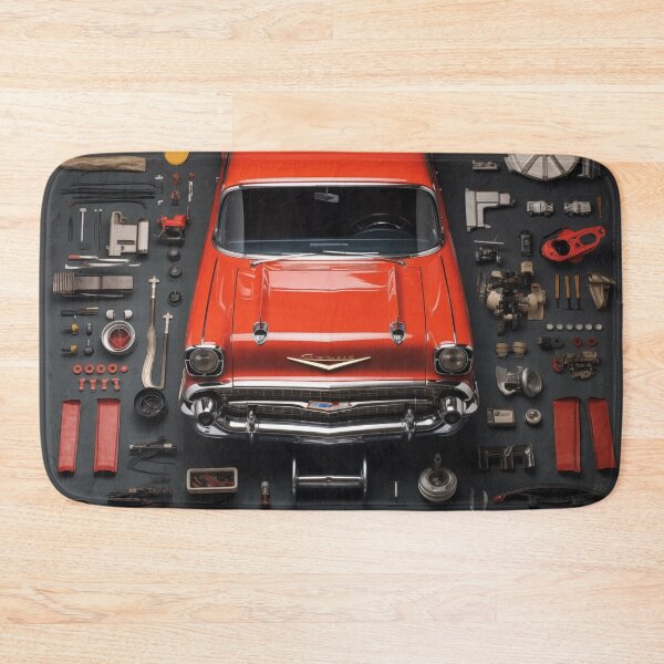 Item preview, 1957 Bel Air Classic Car Knolling Craft designed and sold by StefNomadLife.
