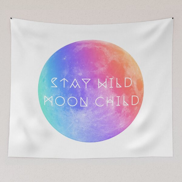 Item preview, Stay Wild Moon Child - White designed and sold by halconiandesign.
