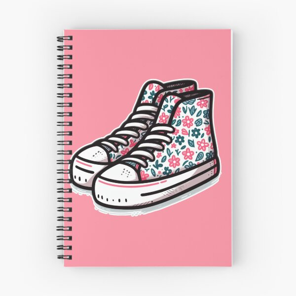 Item preview, Floral High Tops - Millie's Shoes designed and sold by AmberRoseWrites.