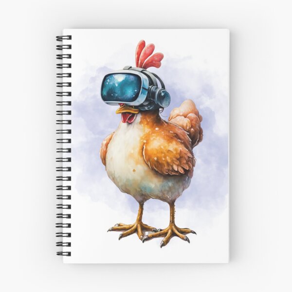 Item preview, Apple vision Smart Chicken Wearing Metaverse Glasses 2 designed and sold by Psycho-Crazy.
