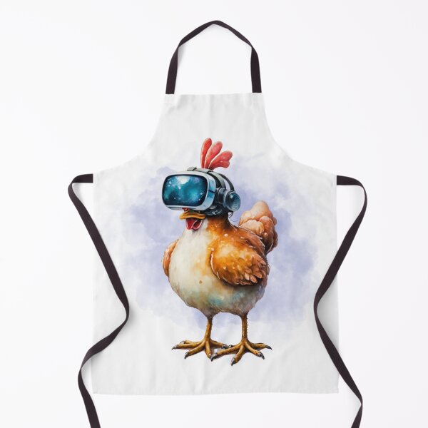 Item preview, Apple vision Smart Chicken Wearing Metaverse Glasses 2 designed and sold by Psycho-Crazy.