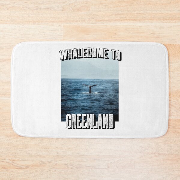 Item preview, Whalecome To Greenland Arctic Travel Destination Funny Souvenir Gift designed and sold by GraTEEtude.