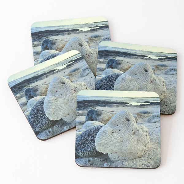 Item preview, Coral on a Beach at Morning Cool Tones designed and sold by Kizzydesign.