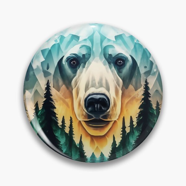 Item preview, Wild Bear Head designed and sold by PlanetMarker.