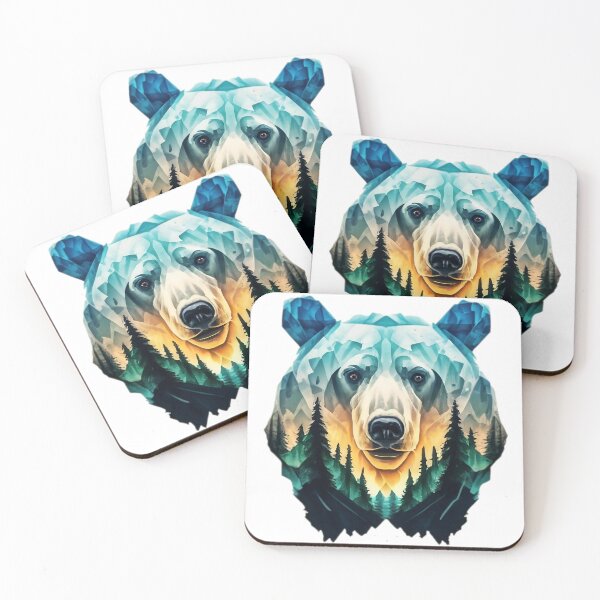 Item preview, Wild Bear Head designed and sold by PlanetMarker.