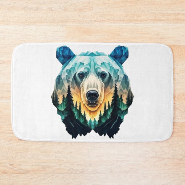 Item preview, Wild Bear Head designed and sold by PlanetMarker.