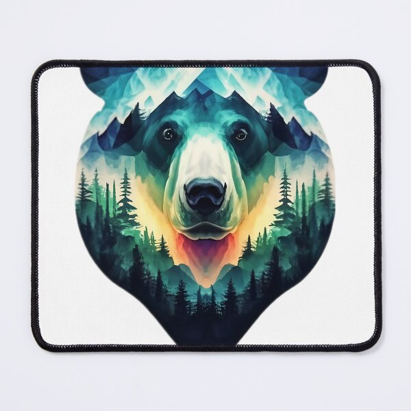 Item preview, Wild Bear Head designed and sold by PlanetMarker.