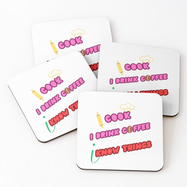Item preview, I Cook And i Drink Coffee And i Know Things funny designed and sold by artofProduct.