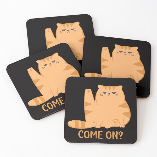 Item preview, Funny, happy, crazy cats designed and sold by Miluna1104.
