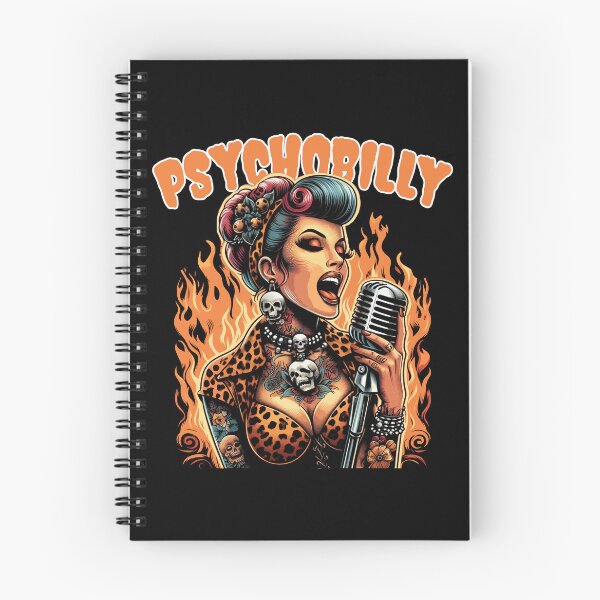 Artikelvorschau, Psychobilly-Mädchen entworfen und verkauft von PulpVintage.