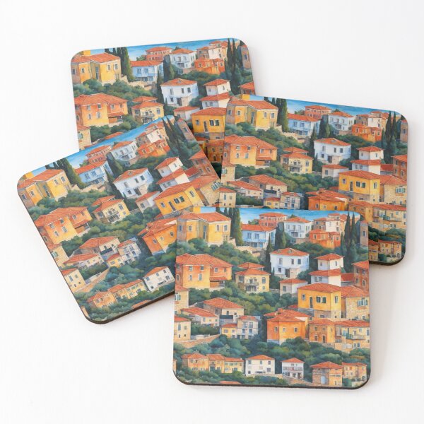 Item preview, Harbor Town Near Mugla designed and sold by YuckyCat.