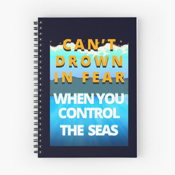Item preview, Can't Drown in Fear Motivational Quote designed and sold by FlammableTacoTS.