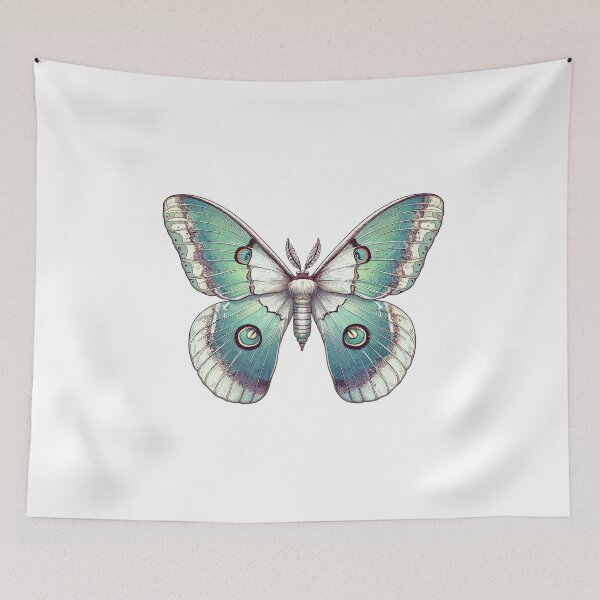 Item preview, chinese moon moth designed and sold by Suukunna.