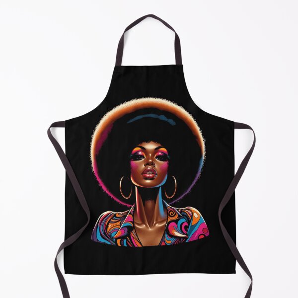 Item preview, Vintage 70s Style - Groovy Chic Portrait designed and sold by TeeTown Treasure.