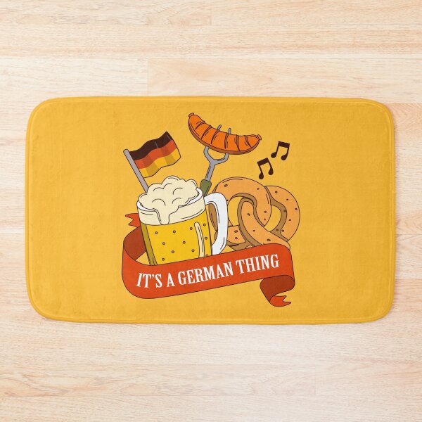 Item preview, IT'S A GERMAN THING - BEER, BRATWURST, PRETZEL, GERMAN FLAG designed and sold by Darling DeDe.